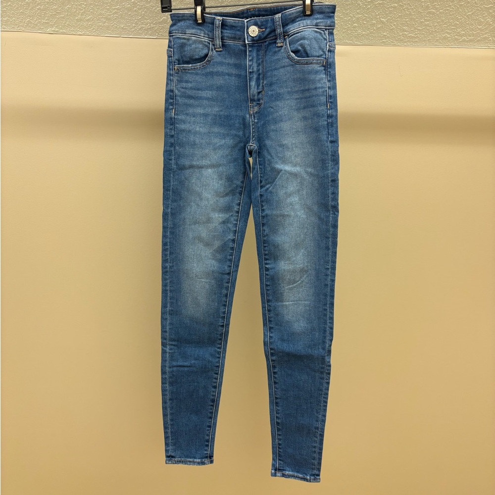 American Eagle Outfitters Women's Blue Jeggings